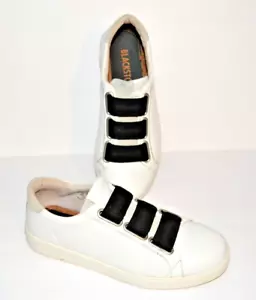 BLACKSTONE WEISSE LEDER SLIPPER MODISCHE SNEAKER DAMEN GR. 38/7,5 M *EUC* - Bild 1 von 13