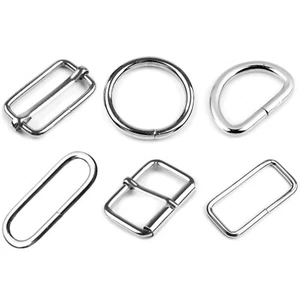 Buckles Set for 25 mm / 1" Webbing Strap Metal Silver Bag Making Accessories - Picture 1 of 27