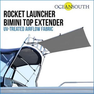 Rocket Launcher Bimini Top Extender (L)1.52x(W)1.82m UV-treated AIRFLOW - Grey - Picture 1 of 11