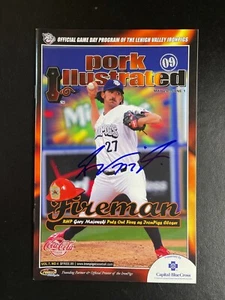 Gary Majowksi Signed Lehigh Valley Ironpigs Baseball Program Autograph  - Picture 1 of 1