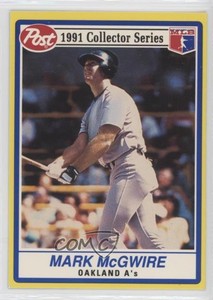 1991 Post Cereal Mark McGwire #2
