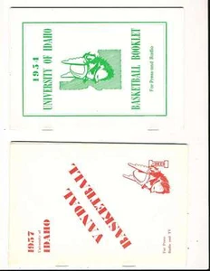 1957 University of Idaho Basketball press Media Guide BkBx1 - Picture 1 of 1