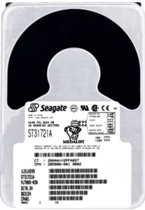 Hard Drive Seagate Medalist 4340 1.7GB 128KB 4500U/Min Ata ST31721A 3.5'' Inch - Picture 1 of 3