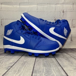 Nike Air Jordan 1 Retro MCS Royal Blue Baseball Cleats Shoes AV5354-401 NEW - Picture 1 of 11