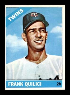 1966 Topps Frank Quilici #207 Minnesota Twins Rookie RC NM OR BETTER - Image 1 of 2
