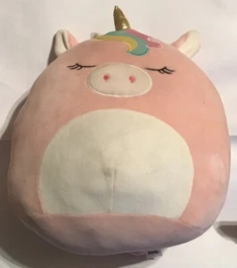 14 Zoll Squishmallow Füllen Sie das Einhorn rosa mit Regenbogenhaar - Bild 1 von 6