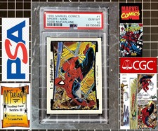 1990 Marvel Comic Images McFarlane II - PSA 10 GEM MINT - #1 Spider-Man - POP 1!
