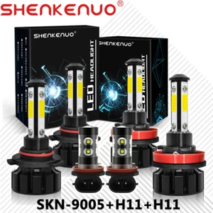 Combo de 6 bombillas LED altas/bajas + antiniebla para Ford Ranger 2019 2020 2021 - Imagen 1 de 12