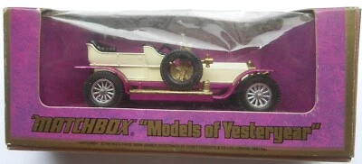 MATCHBOX Model of Yesteryear 1906 ROLLS-ROYCE Silver Ghost en boîte - 1973 - Photo 1/4