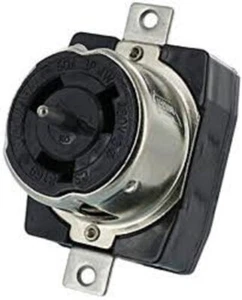 LEVITON CS8169N 50A 480V 3 PHASE FEMALE RECEPTACLE  - Picture 1 of 2