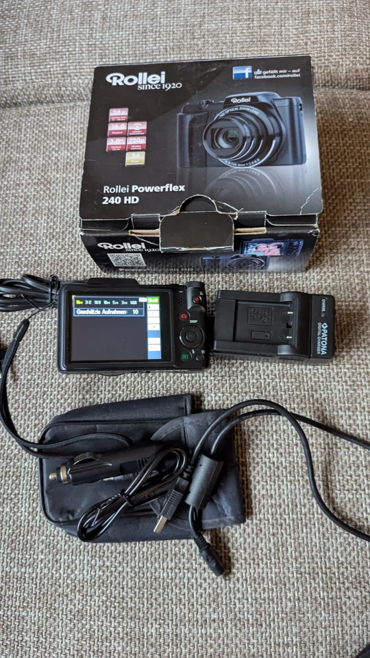 Rollei Powerflex 240 HD Digitalkamera Kompaktkamera 16.0 MP OVP - Bild 1 von 4
