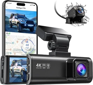 Redtiger F7N 4K Dual Dash Cam mit kostenloser 64GB Karte 3,18 Zoll Bildschirm... - Bild 1 von 7