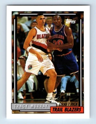 1992-93 Topps Tracy Murray Rookie Portland Trail Blazers #279 - Image 1 of 2