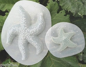 2 starfish molds great for all types of casting 8.75" x up to 1.25" & 3.5" x 1"  - Picture 1 of 1