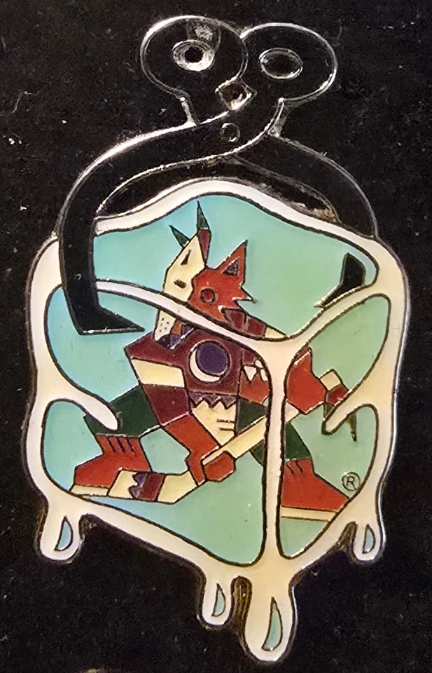 PHOENIX COYOTES ICE BLOCK w/TONG Lapel Pin - Image 1 of 1