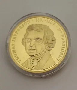 United States of America Thomas Jefferson President Proof Medal - Picture 1 of 5