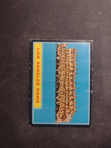1962 Topps #89 SP Los Angeles Rams Team Karte Gut  - Bild 1 von 2