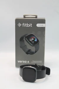 Fitbit Versa 4 Activity Tracker - Black/Graphite | Boxed - Picture 1 of 9