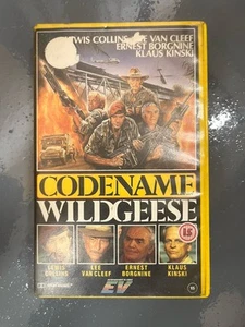 Codename Wildgeese VHS Video Big Box Ex Rental Pre Cert EIV EV - Foto 1 di 3