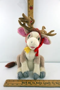 Annabelle's Wish Vintage 1997 Reindeer 16" Plush Stuffed Cow Calf  Toy Christmas - Picture 1 of 7