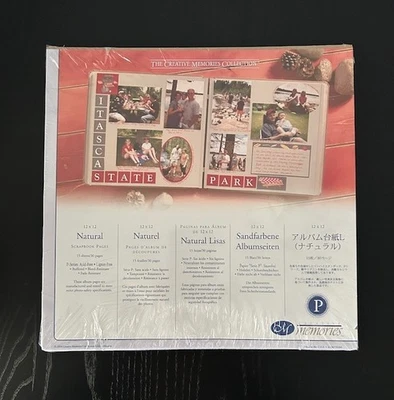 Creative Memories 12x12 páginas de álbum de recortes naturales 15 hojas 30 páginas 2004 NUEVO Foto 1 de 2