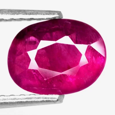 1.44Ct. Natural Gemstone Ruby Red Color Oval Normal Heated Tanzania Ravishing - Image 1 of 4