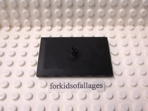 Lego Train Bogie Plate Black 4x6 Ref 4092 Passenger Cargo Freight Train Part - Picture 1 of 2