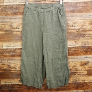 Frank Eileen Linen Pants Size XS Pull On Womens Wide Legs - Picture 1 of 8