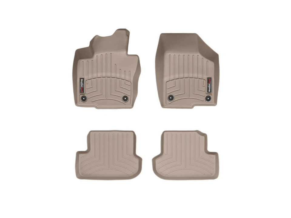 WeatherTech FloorLiner for 2012-2019 VW Beetle - 1st & 2nd Row, Black - Image 1 of 1