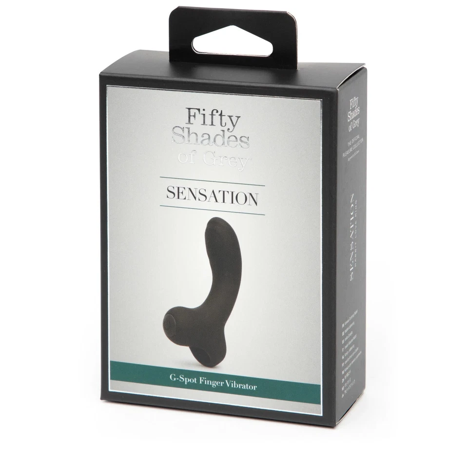 Vibrador de dedo curvo Fifty Shades of Grey Sensation punto G juguete sexual ambiente de pareja Foto 1 de 4