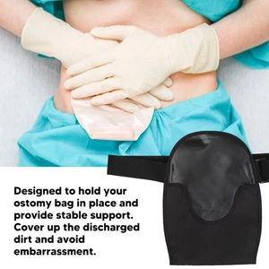 Ostomy Bag Cover Oxford Fabric Waterproof Quick Drying Adjustable Stoma Pouch GH - Picture 1 of 22