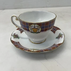 Taza de té y platillo Royal Standard Bonnie Scotland Clan Cameron - Imagen 1 de 7