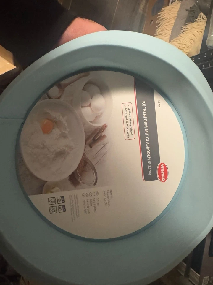 Wenco Springform mit Glasboden 22cm Kuchenform Backform - Bild 1 von 1