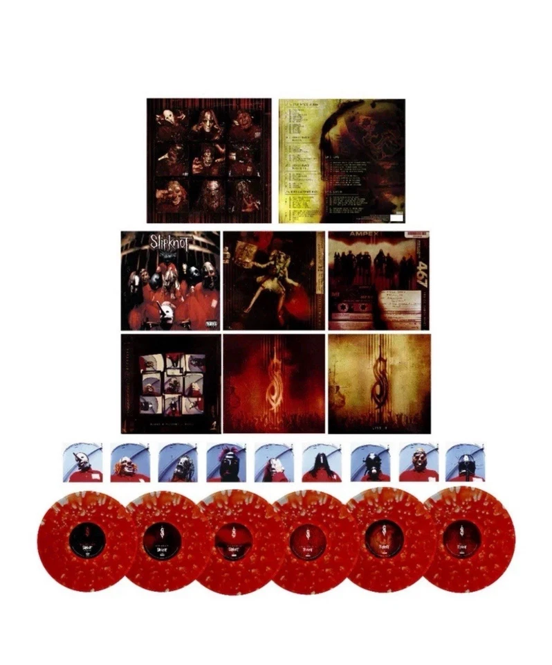 SLIPKNOT 6LP 25TH ANNIVERSARY BLOOD SPLATTER BOX SET LE 1899 Units IN HAND - Image 1 of 1