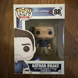 Funko Pop nuovo con scatola! Games Uncharted 4 Nathan Drake in camicia blu #88 - Foto 1 di 6