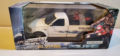 Vehículo todo terreno Polaris Sportsman 4x4 con camioneta Ford F-150 1:18 Ertl diecast nuevo en caja  Foto 1 de 4