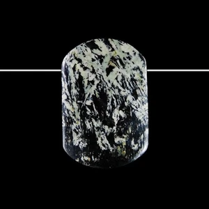 Hand Writting Jasper 52x34x6 mm Pendant bead HG315117 - Picture 1 of 4