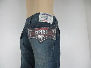NWT True Religion Straight W/Flaps, Men’s Jeans, No Escape, Sz 33, Retail $315 - Bild 1 von 11