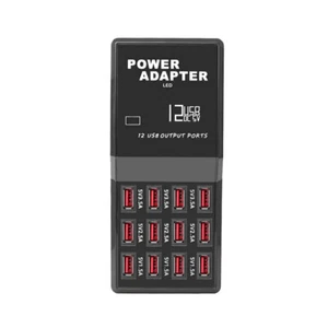 12 Port USB Wall Charger AC power Adapter 5V 12A Fast Travel Home Charging - Picture 1 of 5