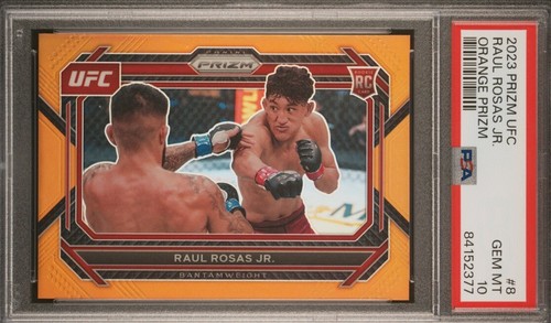 Raul Rosas Jr. PSA 10 2023 Panini Prizm UFC Orange Prizm /99 SP RC ...