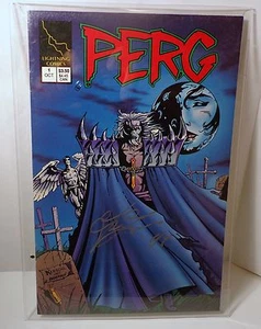 Lightning Comics Perg #1 signiert vom Schöpfer und Autor Joseph Zyskowski mit COA - Bild 1 von 4