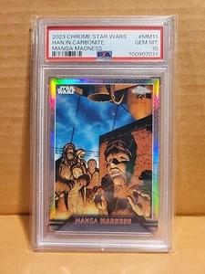 2023 Topps Chrome Star Wars Manga Madness #MM7 Han In Carbonite PSA 10 GEM MT - Bild 1 von 2