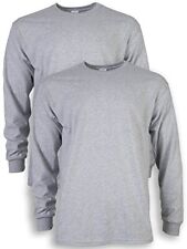 Gildan Men's Ultra Cotton Adult Long Sleeve T-shirt Sport Grey Size X-large 5