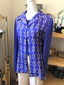 Vintage Celine 40 lila Celine Knöpfe Strick zweiteiliges Set - Bild 1 von 10