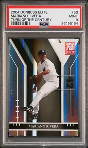 2004 Donruss Elite Mariano Rivera #50, TURN OF THE CENTURY Parallel /750, PSA 9 - Picture 1 of 2