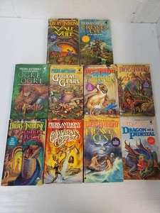 Lot of 10 Vintage Piers Anthony Paperback Books Fantasy Novels (Xanth) - Picture 1 of 18
