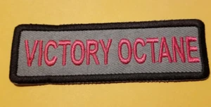 Parche bordado Victory OCTANE Motorcycles envío a todo el mundo 1,25 x 4" - Imagen 1 de 3