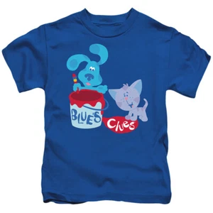 BLUE'S CLUES PAINT IT! Licensed Toddler Kids Graphic Tee Shirt 2T 3T 4T 4 5-6 7 - Picture 1 of 4