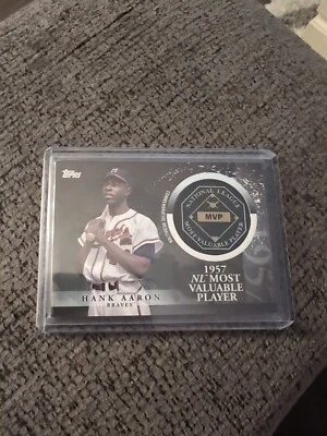 2023 Topps Update - Hank Aaron - MVP Commemorative Medallion Relic - Image 1 of 2