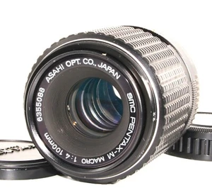 [Exc+5] Pentax SMC PENTAX-M MACRO 100 mm f/4 MF Nahaufnahmeobjektiv K-Mt aus Japan - Bild 1 von 16